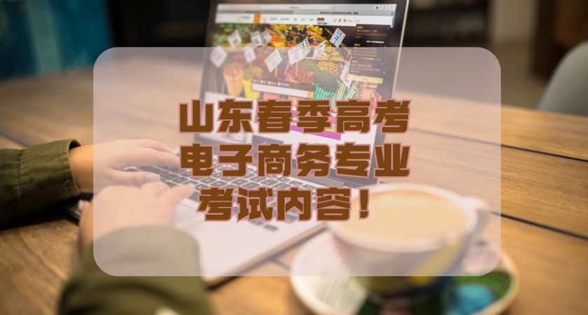 揭秘山东春季高考电子商务专业考试内容及学习方法！